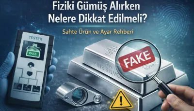 Fiziki Gümüş Alırken Nelere Dikkat Edilmeli? Sahte Ürün ve Ayar Rehberi