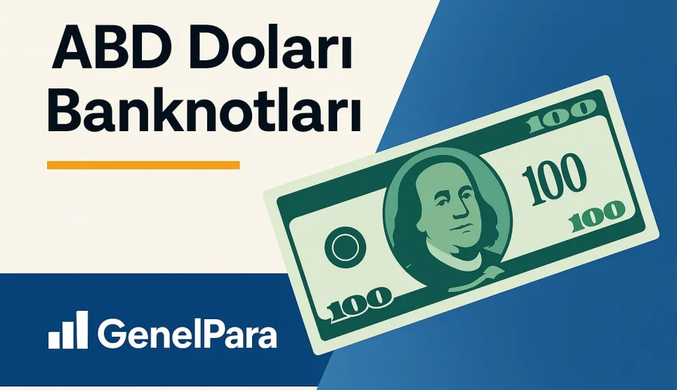 ABD Doları Banknotları: $1, $2, $5, $10, $20, $50, $100 Resmi